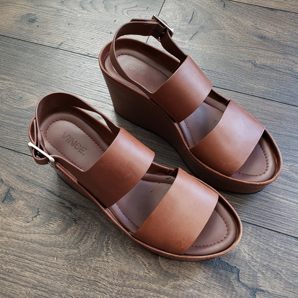 Vince Idalia platform leather sandals